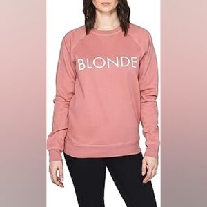 BRUNETTE THE LABEL BLONDE CREWNECK